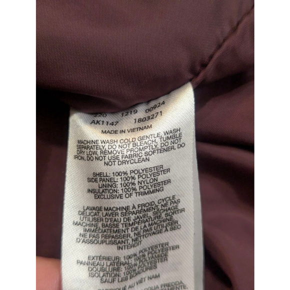 Columbia Mix It Around Maroon Vest Large Puffer + Fleece - Picture 6 of 10